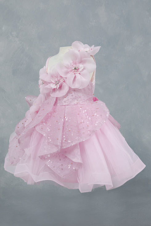 Little Fashionistas Baby Girl Gown 3-24 Months